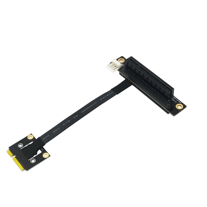 Contoller Delock Mini PCIe Male to PCIe 3.0 x8 Slot 90°