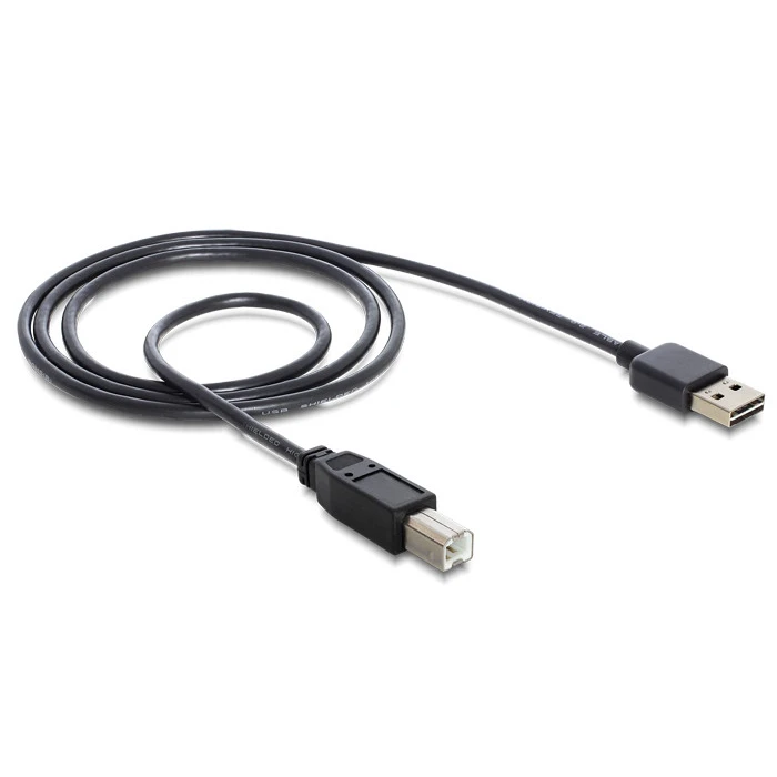 Καλώδιο USB Delock Easy USB A -> B M/M 2.00m Black