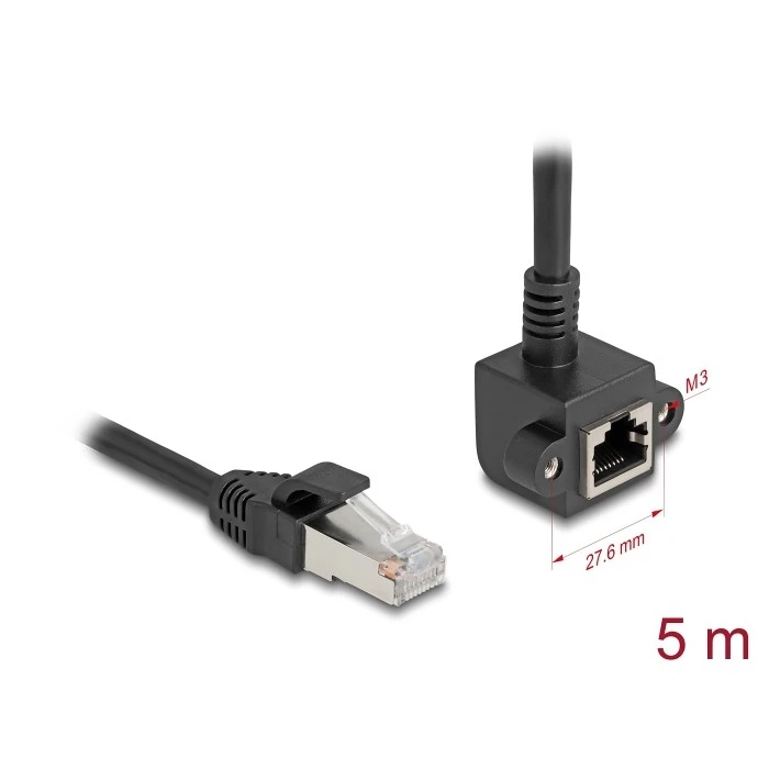 Καλώδιο Δικτύου Delock extensionsk. RJ45 St > RJ45 Bu gew. 5m