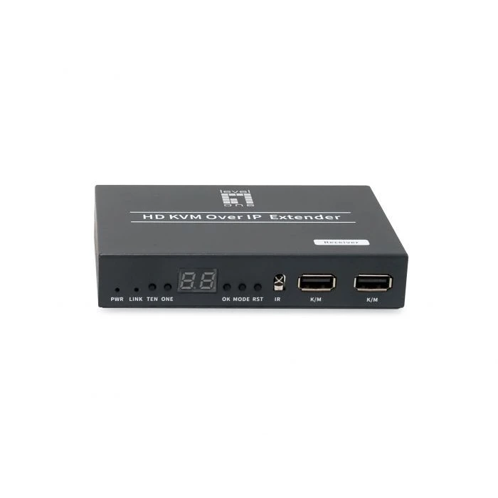 HDMI Extender LevelOne HVE-6701R Video Wall over IP PoE Transmitter black