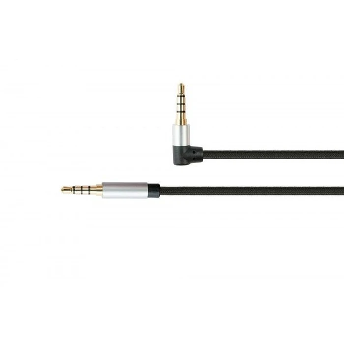 Καλώδιο 3,5mm Python 4-pin jack single-ended black 0.5m