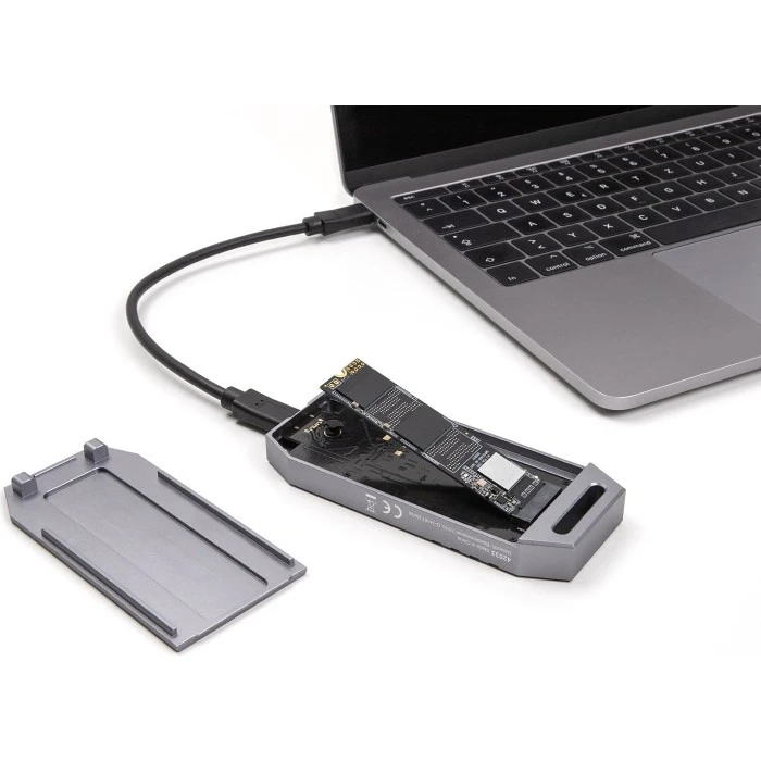 Θήκη για Σκληρό Δίσκο Delock M.2 NVMe SSD USB 40 Gbps - tool-free