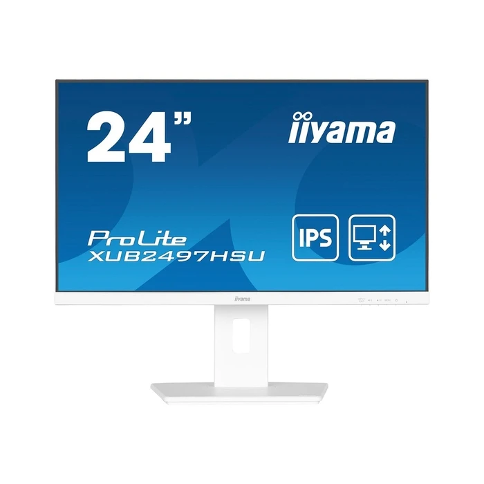 Monitor 23,8" Iiyama 60,5cm XUB2497HSU-W2 16:9 HDMI+DP+2xUSB Lift