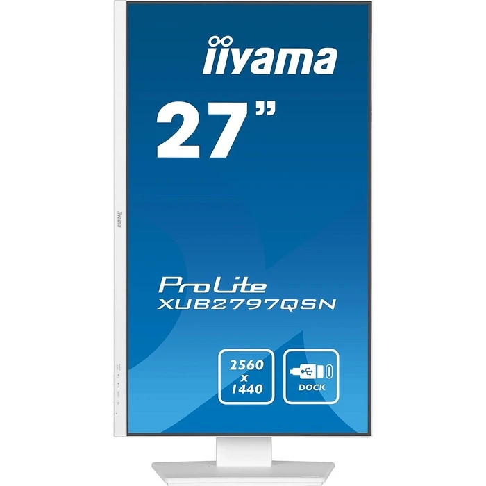 Monitor 27" Iiyama 68.5cm XUB2797QSN-W2 16:9 HDMI+DP+USB-C