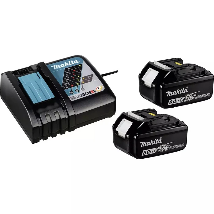 Φορτιστής Μπαταριών Εργαλείου Makita Power Source-Kit 2x6Ah/18V