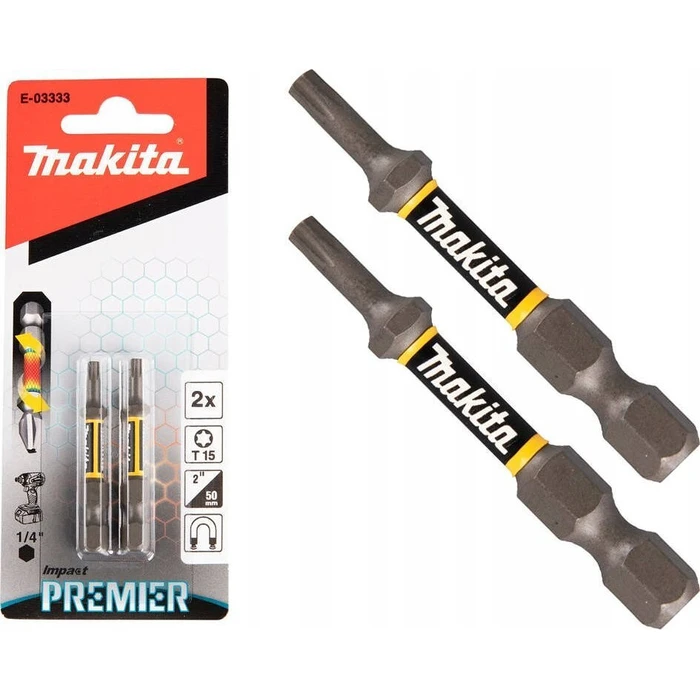 Μύτες Κατσαβιδιού Makita Torsion Bit T15-50 2pcs.