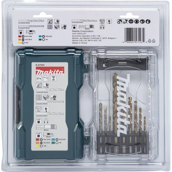 Τρυπάνια Makita Bohrer Bit-Set 27-pcs.