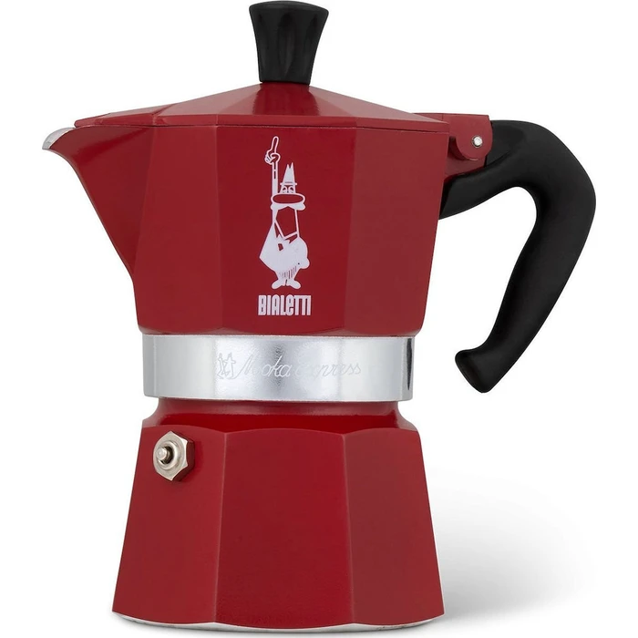 Μπρίκι Espresso Bialetti Moka Express 1TZ rossa