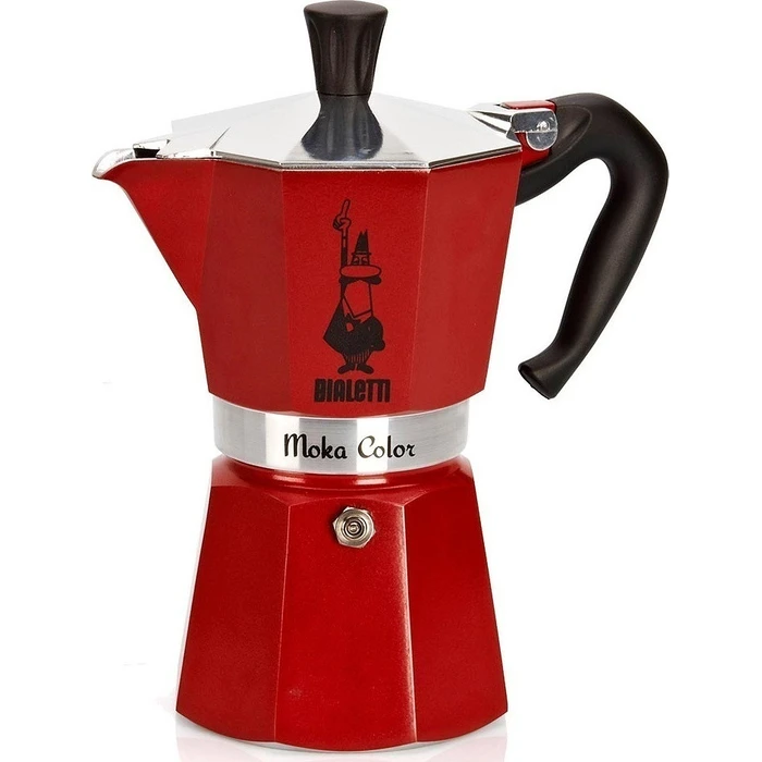 Μπρίκι Espresso Bialetti Moka Express 3TZ rossa