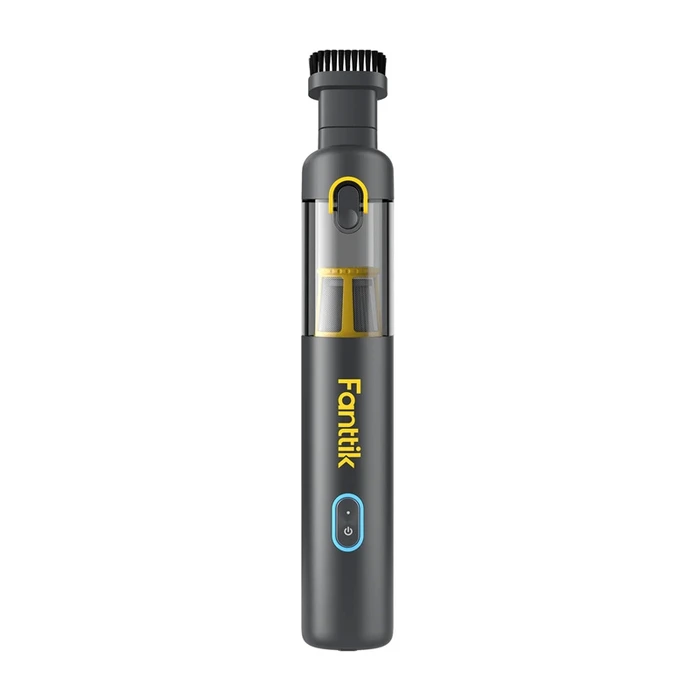 Fanttik Car Vacuum Cleaner Solids with Power 120W Rechargeable 12V Gray