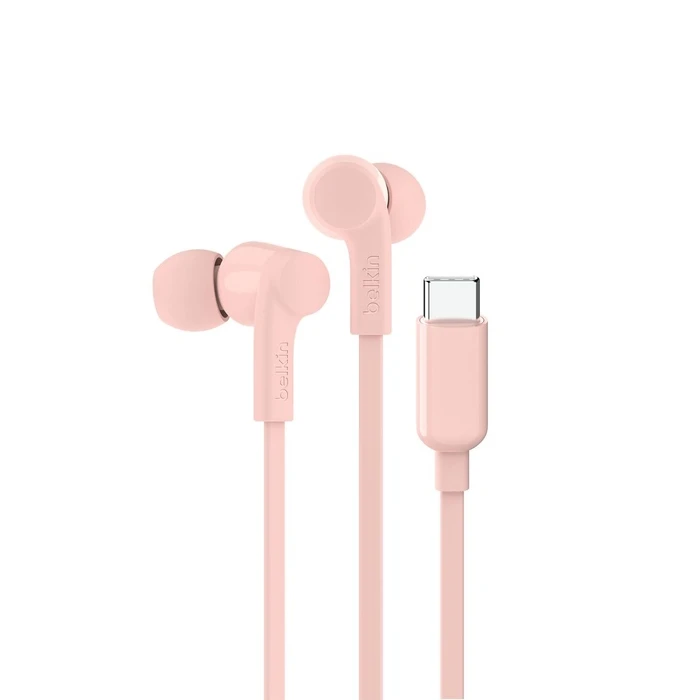 Handsfree Ακουστικά Belkin Rockstar InEar USB-C, Pink G3H0002hqPKV2