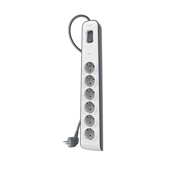 Πολύπριζο Ασφαλείας Belkin Surge Prot. 6outlet 2 Meter BSV603vf2M-V2