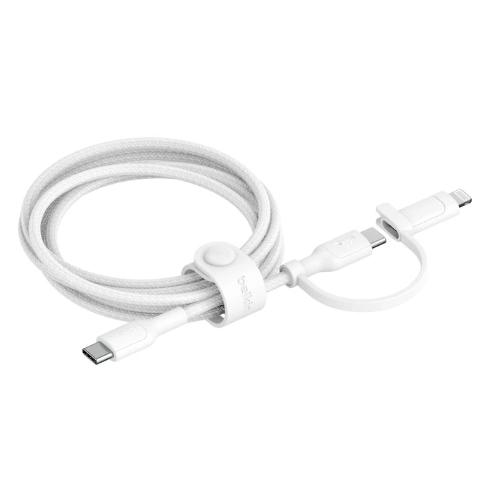 Καλώδιο USB Belkin Boost CHARGE 2-in-1 USB-C/Lig.1,5m ws.CAC003hq1.5MWH