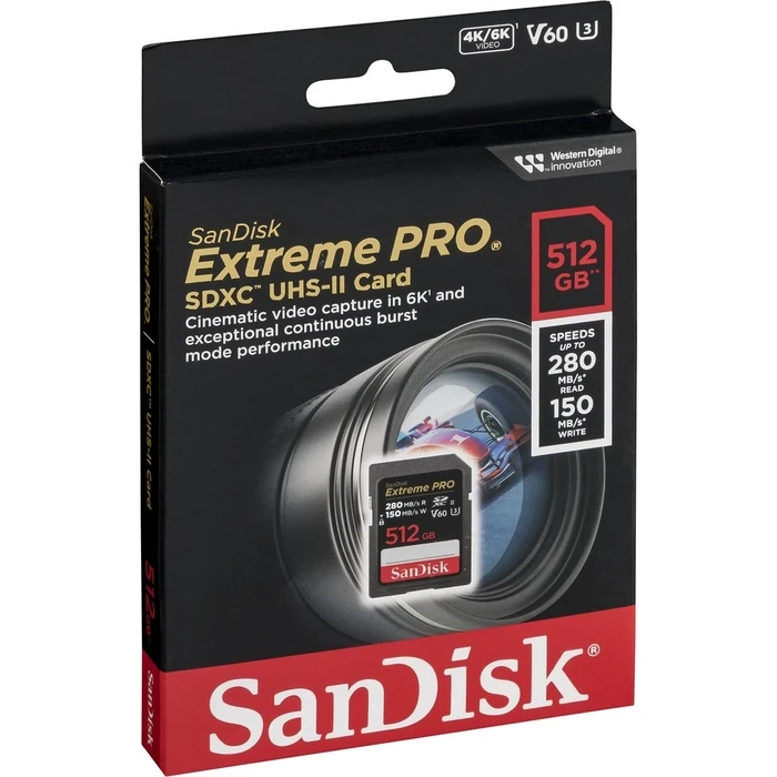 Κάρτα Μνήμης SDXC 512GB SanDisk Extreme Pro UHS-II C10 U3 V60