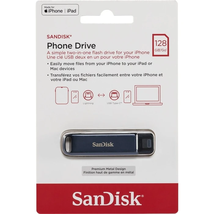 USB Flash 128GB SanDisk Phone Drive 2in1 SDIXD0N-GN6NE