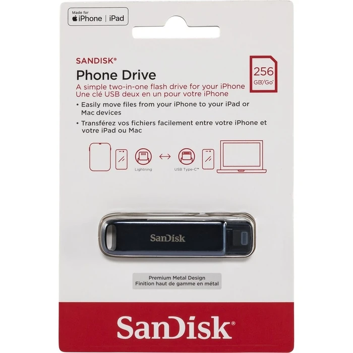 USB Flash 256GB SanDisk Phone Drive 2in1 SDIXD0N-GN6NE