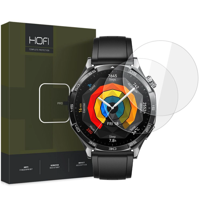 Hofi Glass Pro+ Huawei Watch GT 5 46mm Clear [2 PACK]