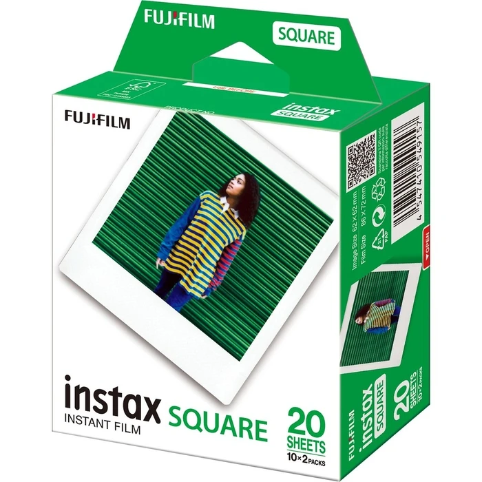 Φιλμ Fujifilm 1x2 Instax Square Film White frame NEW