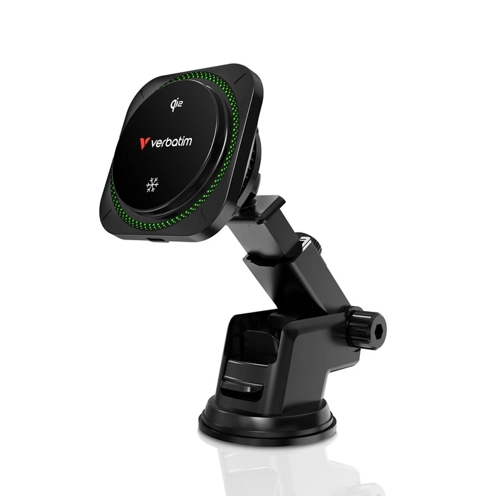 Βάση Κινητού Verbatim Charge?n?Drive Wirel.Car Charger Qi2 RGB 31860