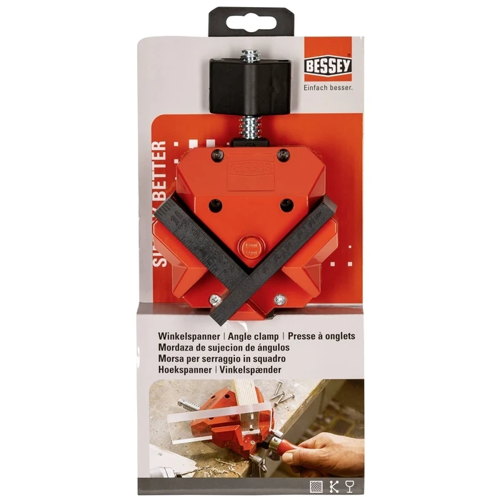 Bessey WS3 Heavy-Duty Automatic Corner Clamp, 55mm Maximum Opening