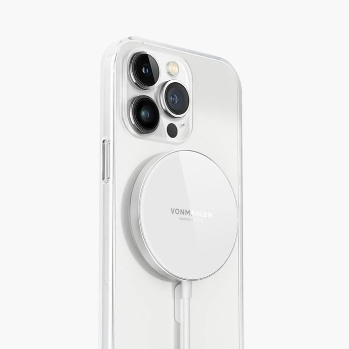 Ασύρματος Φορτιστής Vonmahlen Pad Aura Mini White (AUM00006)
