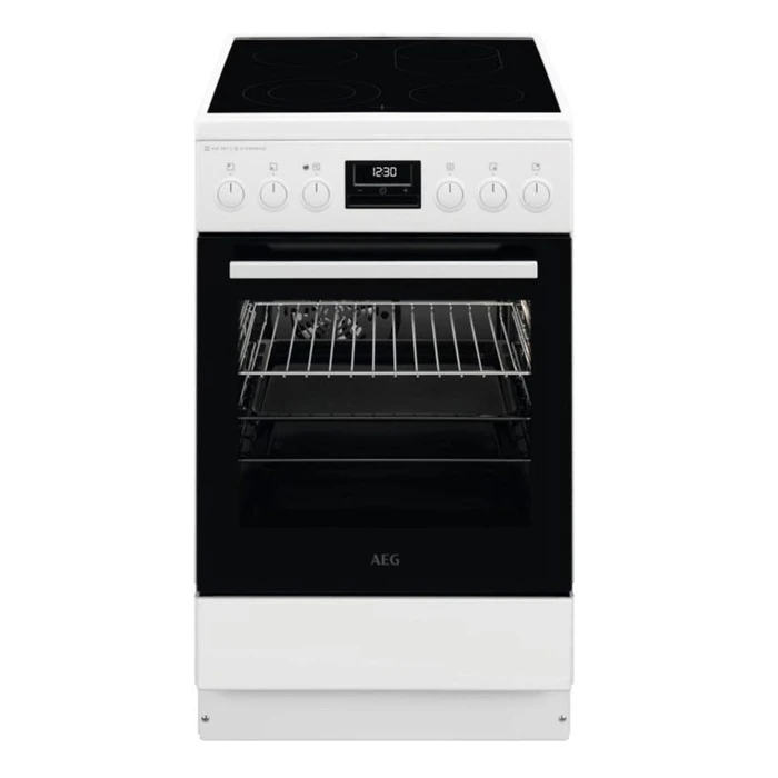 Κουζίνα Κεραμική 50cm Aeg Ccb56491bw White