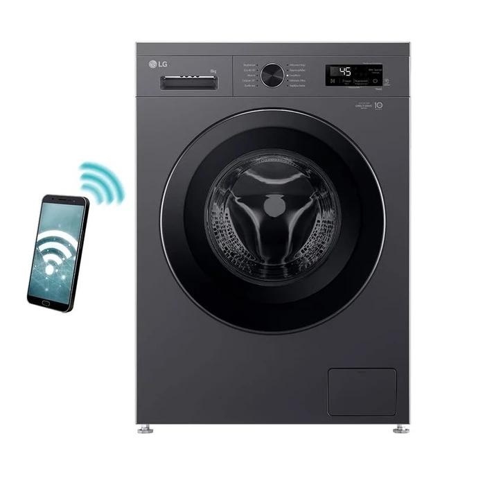 Πλυντήριο Ρούχων 60cm 8κ Lg F4x1008nmk