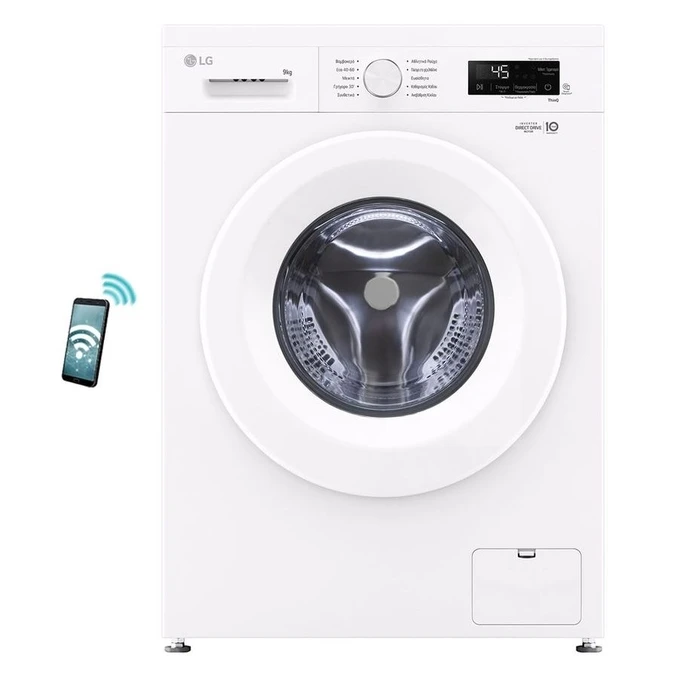 Πλυντήριο Ρούχων 60cm 9κ Lg F4x1009nwh