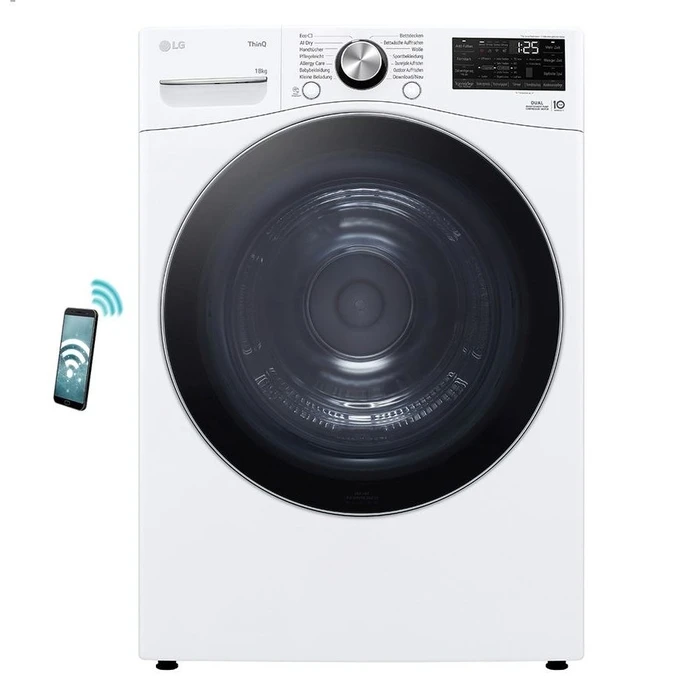 Στεγνωτήριο 18kg LG Rh18u8avcw