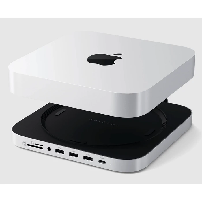 Docking Station Satechi Stand για Mac Mini/Studio USB-C, 2xUSB-A 3.0 / 3,5mm / micro/SD / NVMe/M.2