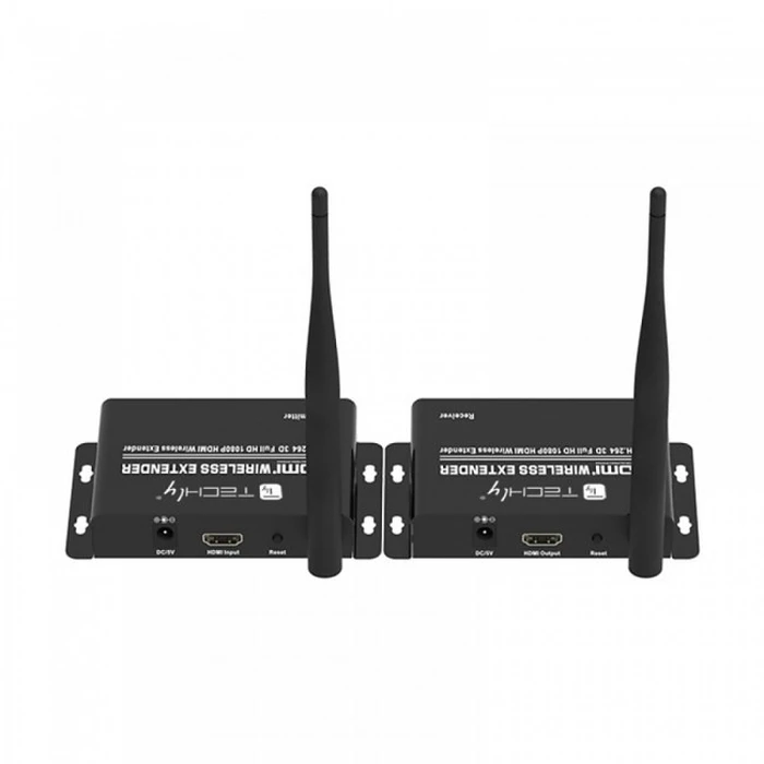 HDMI Extender Techly 365634 – Ασύρματο Full HD 1080p 60Hz 5.8GHz, έως 50m