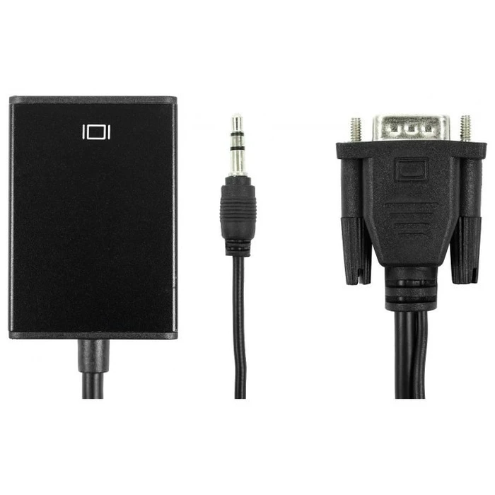 Αντάπτορας HDMI Accura VGA + minijack σε HDMI 0.2m