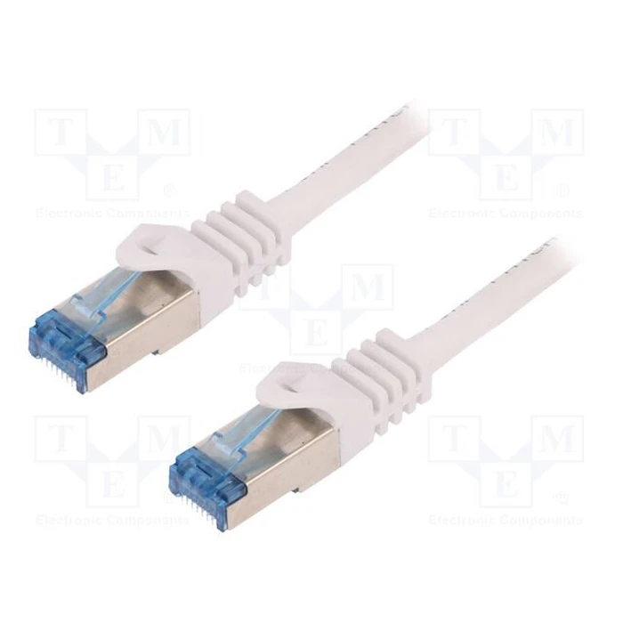 Καλώδιο Δικτύου Logilink 10.0m S/FTP Cat.6a λευκό