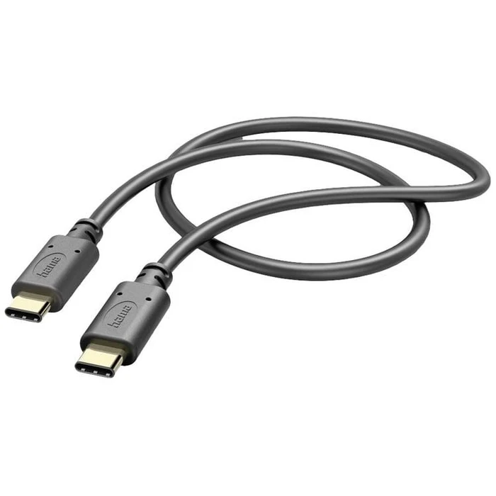 Καλώδιο USB Hama USB-C σε USB-C 1m μαύρο