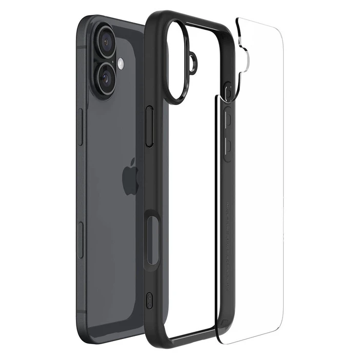 Θήκη Κινητού Spigen Ultra Hybrid για iPhone 16 – μαύρο ματ