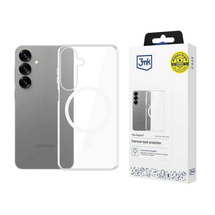 Θήκη Κινητού 3MK Clear MagCase – για Samsung Galaxy S25