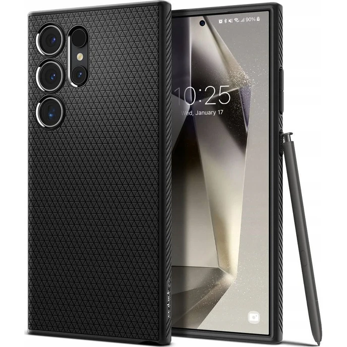 Θήκη Κινητού Spigen Liquid Air για Galaxy S25 Ultra – μαύρο ματ