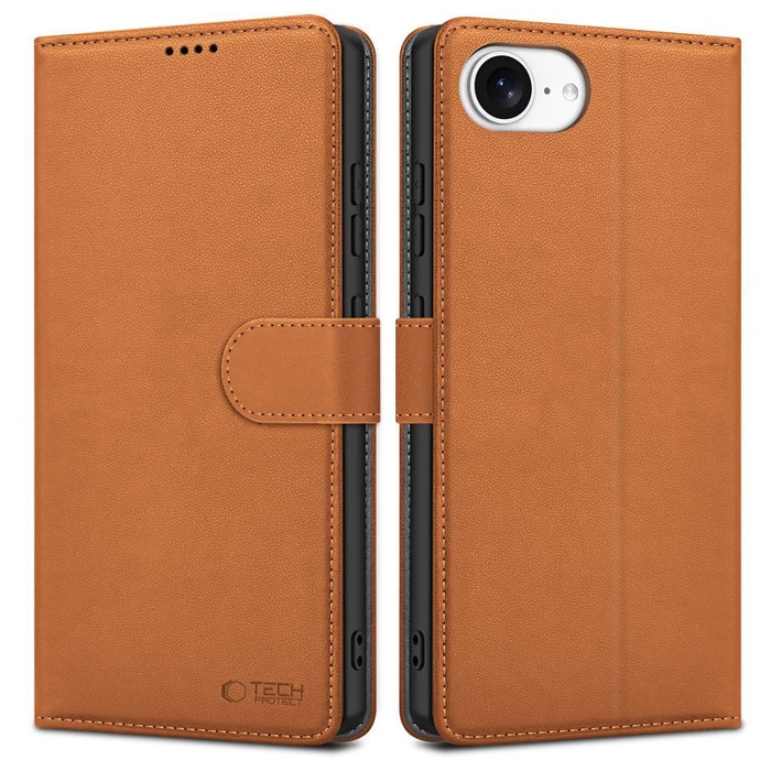 Θήκη Κινητού Tech-Protect Wallet για iPhone 16E – saddle brown