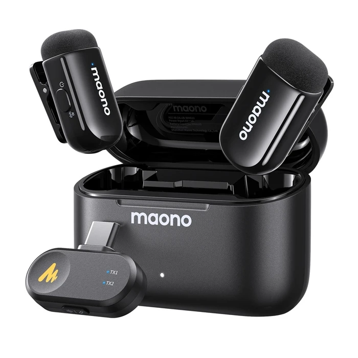 Maono WM622 PC2 Σετ Ασύρματο Μικρόφωνο Πέτου (Clip-On)