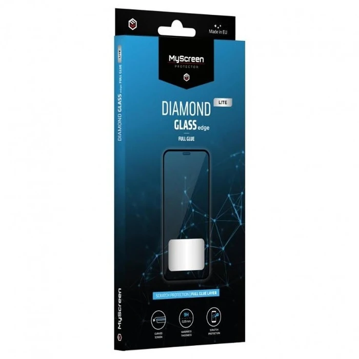Tempered Glass MyScreen Diamond Lite Full Glue Black για Moto G04/G24 Power