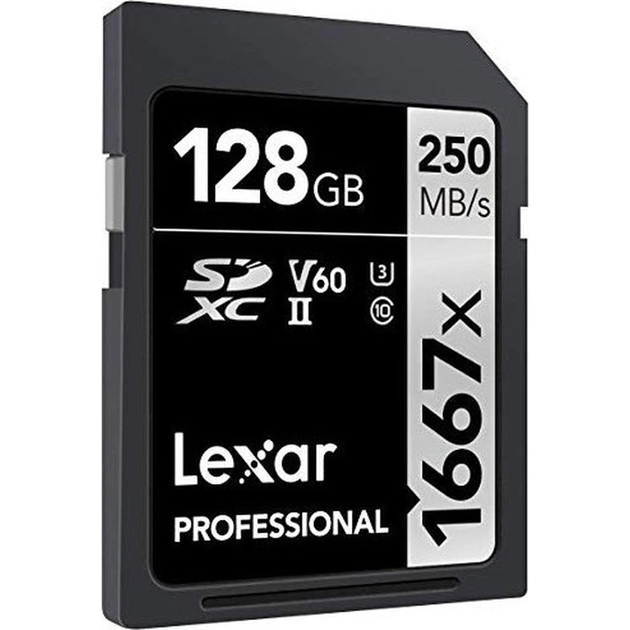 Κάρτα Μνήμης SDXC 128GB Lexar Professional 1667x UHS-II U3 (120/250 MB/s)
