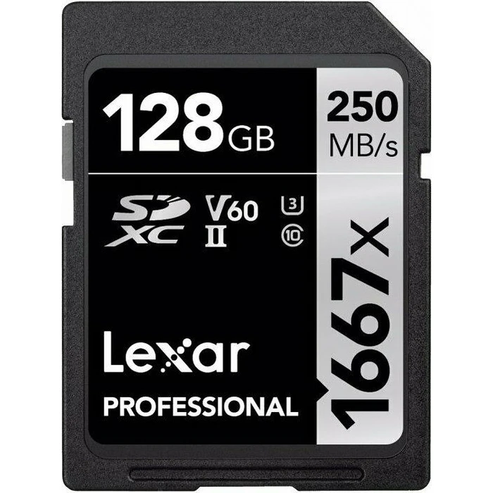 Κάρτα Μνήμης SDXC 128GB Lexar Professional 1667x UHS-II U3 (120/250 MB/s)