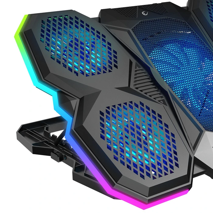 Βάση Laptop Rampage X-RANGER – 9-17" με RGB και ρύθμιση ύψους
