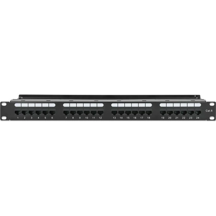 Patch Panel Intellinet 19" 1U 24 θυρών RJ45 Cat6 UTP