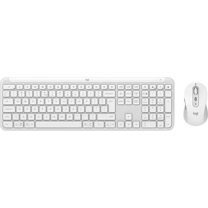 Σετ Πληκτρολόγιο + Ποντίκι Ασύρματο Logitech Signature Slim MK950 Λευκό