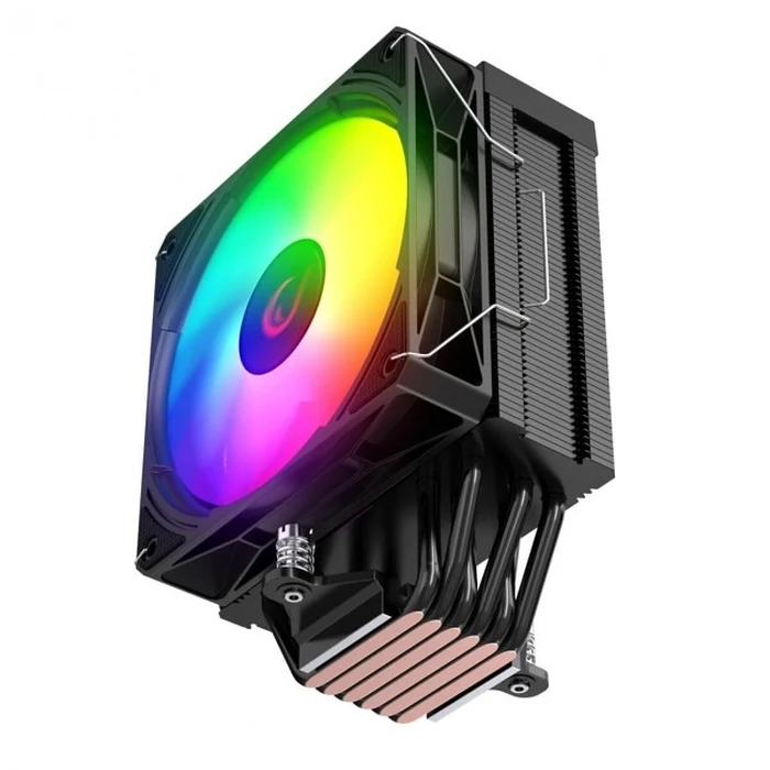 Ψύκτρα CPU Rampage Octagon C70 – με LCD infinity 120mm ARGB, μαύρη