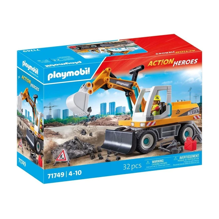 Playmobil Action Heroes 71749 Μεγάλος εκσκαφέας