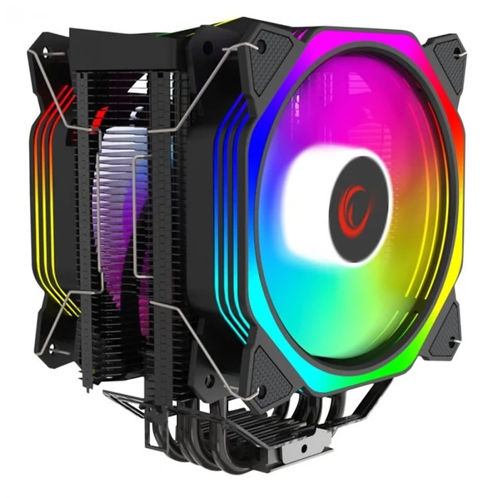 Ψύκτρα CPU Rampage Octagon C60 – LGA 1700/AM5, 1800RPM, 2x 120mm ARGB