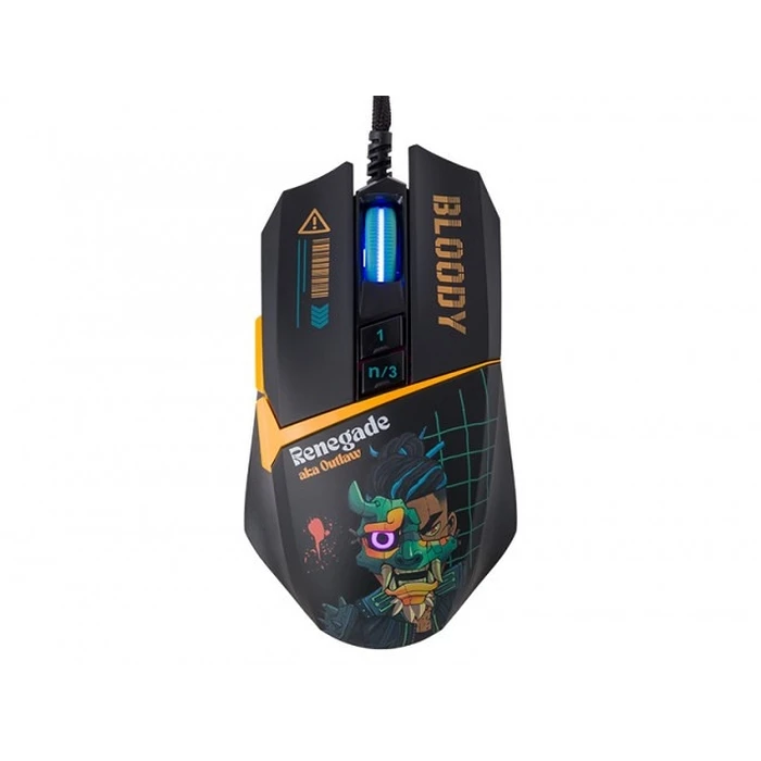 Gaming Ποντίκι A4 Tech Bloody W63 Max RENEGADE Midnight USB (x2)