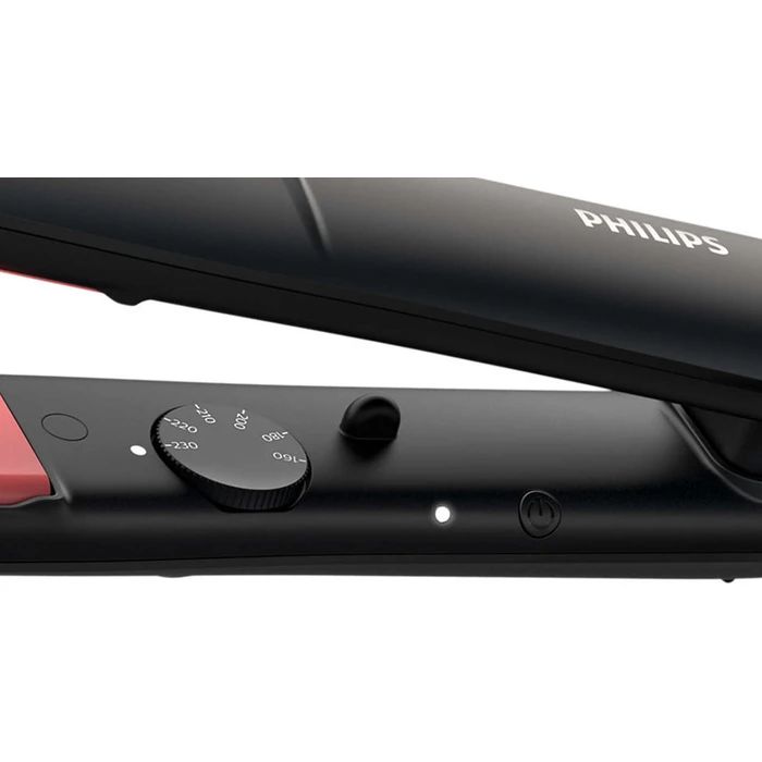 Πρέσα Μαλλιών Philips StraightCare Essential BHS376/00 Μαύρο-Ροζ